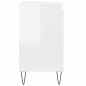 vidaXL Armario de baño madera de ingeniería blanco brillo 58x33x60 cm vidaXL Armario de baño madera de ingeniería blanco brillo 58x33x60 cm