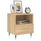 vidaXL Mesita noche 2 uds madera ingeniería roble Sonoma 40x35x47,5 cm vidaXL Mesita noche 2 uds madera ingeniería roble Sonoma 40x35x47,5 cm