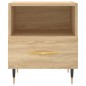 vidaXL Mesita noche 2 uds madera ingeniería roble Sonoma 40x35x47,5 cm vidaXL Mesita noche 2 uds madera ingeniería roble Sonoma 40x35x47,5 cm