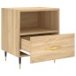 vidaXL Mesita noche 2 uds madera ingeniería roble Sonoma 40x35x47,5 cm vidaXL Mesita noche 2 uds madera ingeniería roble Sonoma 40x35x47,5 cm