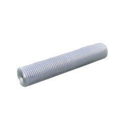 vidaXL Malla de alambre de acero galvanizado plateada 10x1 m