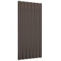 vidaXL Paneles de tejado 36 unidades acero recubierto marrón 80x36 cm vidaXL Paneles de tejado 36 unidades acero recubierto marrón 80x36 cm
