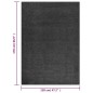 vidaXL Alfombra de pelo largo gris antracita 120x170 cm vidaXL Alfombra de pelo largo gris antracita 120x170 cm