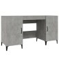 vidaXL Escritorio de madera contrachapada gris hormigón 140x50x75 cm vidaXL Escritorio de madera contrachapada gris hormigón 140x50x75 cm