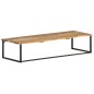 vidaXL Perchero con borde natural madera maciza de acacia 100x35x22 cm vidaXL Perchero con borde natural madera maciza de acacia 100x35x22 cm