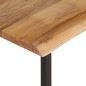 vidaXL Perchero con borde natural madera maciza de acacia 100x35x22 cm vidaXL Perchero con borde natural madera maciza de acacia 100x35x22 cm