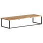 vidaXL Perchero con borde natural madera maciza de acacia 100x35x22 cm vidaXL Perchero con borde natural madera maciza de acacia 100x35x22 cm