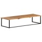 vidaXL Perchero con borde natural madera maciza de acacia 100x35x22 cm vidaXL Perchero con borde natural madera maciza de acacia 100x35x22 cm