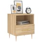 vidaXL Mesita noche 2 uds madera ingeniería roble Sonoma 40x35x47,5 cm vidaXL Mesita noche 2 uds madera ingeniería roble Sonoma 40x35x47,5 cm