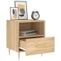 vidaXL Mesita noche 2 uds madera ingeniería roble Sonoma 40x35x47,5 cm vidaXL Mesita noche 2 uds madera ingeniería roble Sonoma 40x35x47,5 cm