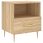 vidaXL Mesita noche 2 uds madera ingeniería roble Sonoma 40x35x47,5 cm vidaXL Mesita noche 2 uds madera ingeniería roble Sonoma 40x35x47,5 cm