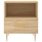 vidaXL Mesita noche 2 uds madera ingeniería roble Sonoma 40x35x47,5 cm vidaXL Mesita noche 2 uds madera ingeniería roble Sonoma 40x35x47,5 cm