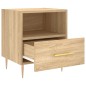 vidaXL Mesita noche 2 uds madera ingeniería roble Sonoma 40x35x47,5 cm vidaXL Mesita noche 2 uds madera ingeniería roble Sonoma 40x35x47,5 cm