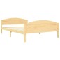 vidaXL Estructura de cama de madera maciza de pino 140x200 cm vidaXL Estructura de cama de madera maciza de pino 140x200 cm