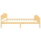 vidaXL Estructura de cama de madera maciza de pino 140x200 cm vidaXL Estructura de cama de madera maciza de pino 140x200 cm