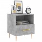 vidaXL Mesita noche 2 uds madera ingeniería gris hormigón 40x35x47,5cm vidaXL Mesita noche 2 uds madera ingeniería gris hormigón 40x35x47,5cm