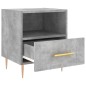 vidaXL Mesita noche 2 uds madera ingeniería gris hormigón 40x35x47,5cm vidaXL Mesita noche 2 uds madera ingeniería gris hormigón 40x35x47,5cm