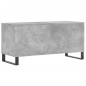 vidaXL Mueble discos madera contrachapada gris hormigón 100x38x48 cm vidaXL Mueble discos madera contrachapada gris hormigón 100x38x48 cm