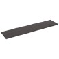 vidaXL Tablero mesa madera tratada borde vivo marrón 200x50x(2-4) cm vidaXL Tablero mesa madera tratada borde vivo marrón 200x50x(2-4) cm