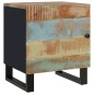 vidaXL Mesita de noche de madera maciza reciclada 40x33x46 cm