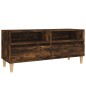 vidaXL Mueble de TV madera contrachapada roble ahumado 100x34,5x44,5cm vidaXL Mueble de TV madera contrachapada roble ahumado 100x34,5x44,5cm