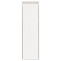 vidaXL Armario de pared de madera maciza de pino blanco 30x30x100 cm