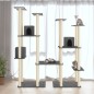 vidaXL Rascador para gatos con postes de sisal gris oscuro 174 cm vidaXL Rascador para gatos con postes de sisal gris oscuro 174 cm