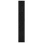 vidaXL Estantería/divisor de espacios madera pino negro 80x30x199,5 cm