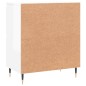 vidaXL Aparador de madera contrachapada blanco brillante 60x35x70 cm vidaXL Aparador de madera contrachapada blanco brillante 60x35x70 cm