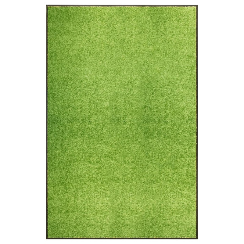 vidaXL Felpudo lavable verde 120x180 cm vidaXL Felpudo lavable verde 120x180 cm