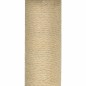 vidaXL Rascador para gatos con poste de sisal gris claro 74 cm