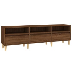 vidaXL Mueble de TV madera contrachapada roble marrón 150x30x44,5 cm