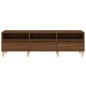 vidaXL Mueble de TV madera contrachapada roble marrón 150x30x44,5 cm vidaXL Mueble de TV madera contrachapada roble marrón 150x30x44,5 cm