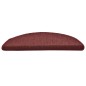 vidaXL Alfombras de peldaños de escalera 15 uds rojo 56x17x3 cm vidaXL Alfombras de peldaños de escalera 15 uds rojo 56x17x3 cm