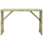 vidaXL Mesa de bar de madera de pino impregnada 170x60x110 cm vidaXL Mesa de bar de madera de pino impregnada 170x60x110 cm