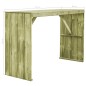 vidaXL Mesa de bar de madera de pino impregnada 170x60x110 cm vidaXL Mesa de bar de madera de pino impregnada 170x60x110 cm