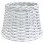 vidaXL Pantalla para lámpara de techo mimbre blanco Ø25x17 cm vidaXL Pantalla para lámpara de techo mimbre blanco Ø25x17 cm
