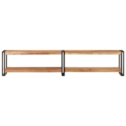 vidaXL Mueble de TV madera maciza de acacia 200x30x40 cm