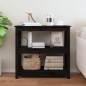 vidaXL Mesa consola madera maciza de pino negro 80x40x74 cm vidaXL Mesa consola madera maciza de pino negro 80x40x74 cm