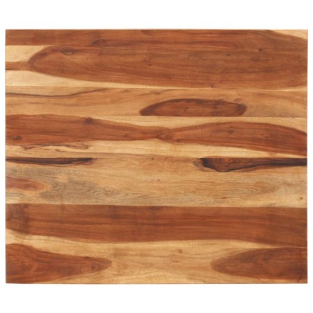 vidaXL Superficie de mesa madera maciza de sheesham 25-27 mm 70x80 cm