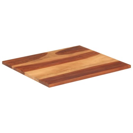 vidaXL Superficie de mesa madera maciza de sheesham 25-27 mm 70x80 cm