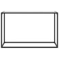 vidaXL Mesa consola vidrio templado blanco 120x35x75 cm vidaXL Mesa consola vidrio templado blanco 120x35x75 cm