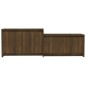 vidaXL Mueble de TV madera de ingeniería marrón roble 146,5x35x50 cm