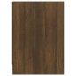 vidaXL Mueble de TV madera de ingeniería marrón roble 146,5x35x50 cm