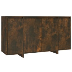 vidaXL Aparador madera de ingeniería roble ahumado 135x41x75 cm