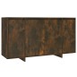 vidaXL Aparador madera de ingeniería roble ahumado 135x41x75 cm