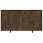 vidaXL Aparador madera de ingeniería roble ahumado 135x41x75 cm