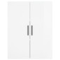 vidaXL Armario de pared blanco brillante 69,5x34x90 cm vidaXL Armario de pared blanco brillante 69,5x34x90 cm