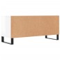 vidaXL Mueble de TV madera contrachapada blanco brillo 100x34,5x44,5cm vidaXL Mueble de TV madera contrachapada blanco brillo 100x34,5x44,5cm