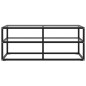 vidaXL Mueble para TV de vidrio templado negro 100x40x40 cm vidaXL Mueble para TV de vidrio templado negro 100x40x40 cm